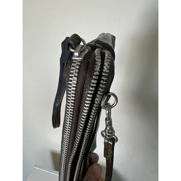 Patricia Nash Valerie Cassini Wristlet in Tooled Turquoise Leather Bohemian Chic - Picture 3 of 12